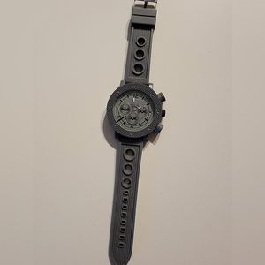 Batman gray rubber watch
